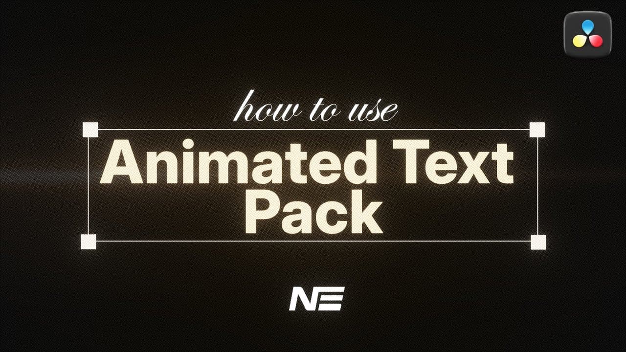 Animated Text Presets Tutorial